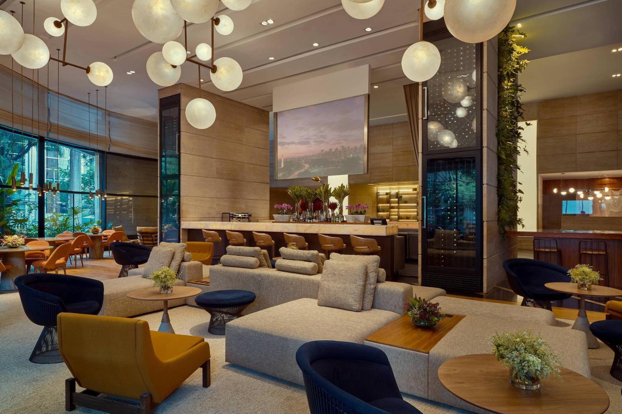 Renaissance Sao Paulo Hotel Exteriör bild The lobby of the hotel